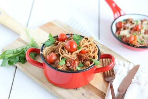 Vegetarische spaghetti